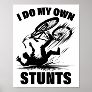 Fietsliefhebber Fietst Grappig Voor Wielrenner Fie Poster