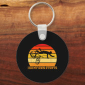 Fietsliefhebber Fietst Grappige Fiets Vintage Ik D Sleutelhanger (Voorkant)