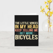 Fietsliefhebber Grappige Quote Fietsen Humor  Kaart (Gele Bloem)