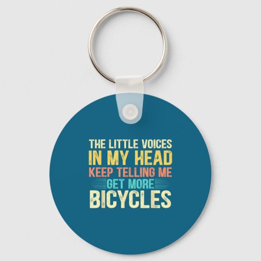 Fietsliefhebber Grappige Quote Fietsen Humor Sleutelhanger (Voorkant)