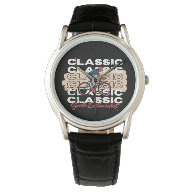 Fietsliefhebber Horloge (Voorkant)