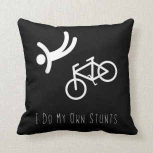 fietsliefhebber - ik doe mijn eigen stunts bmx fie kussen