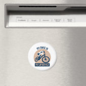 Fietsliefhebber - Mijn fiets is mijn levensstijl Magneet (Insitu (Vaatwasser))
