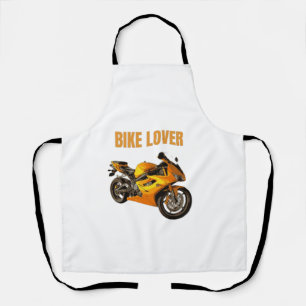 Fietsliefhebber Motorfiets T-shirt Sportieve mot Schort
