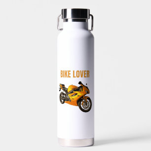 Fietsliefhebber Motorfiets T-shirt Sportieve mot Waterfles