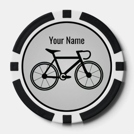 Fietsliefhebber of Fiets Business Promo Poker Chips (Voorkant)