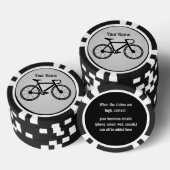 Fietsliefhebber of Fiets Business Promo Poker Chips (Opstapeling)