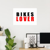 Fietsliefhebber Poster (Thuiskantoor)