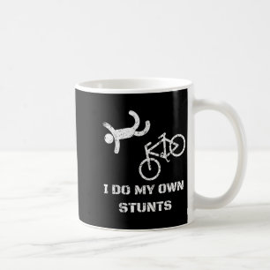 Fietsliefhebber Shirt - Ik Doe Mijn Eigen Stunts B Koffiemok