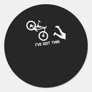 Fietsliefhebber Volg me niet ik heb tijden Ronde Sticker