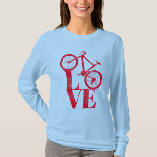 ♥ Fietsliefhebbers. Love Bike ♥ met lange mouwen T-shirt