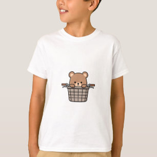 Fietsmandje Beer Kinderen T-shirt