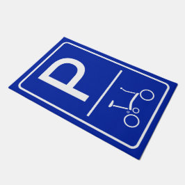 Fietsmat voor Brompton of Vouwfiets Deurmat