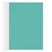 fietsmeisje in solide blauwgroen (Binnen (Rechts))