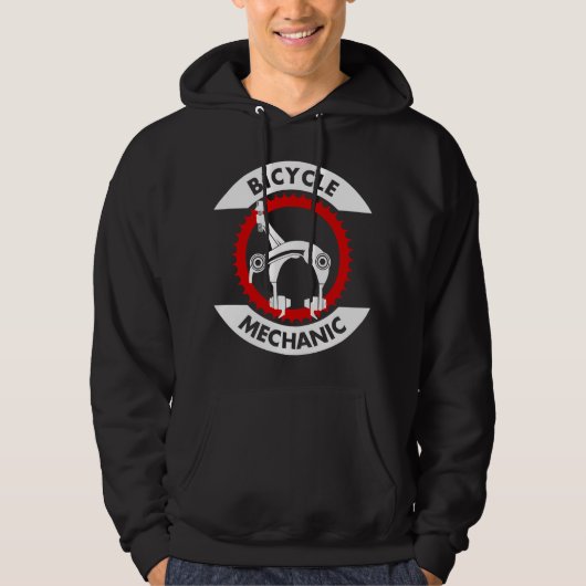 Fietsmonteur remklauwen hoodie (Voorkant)