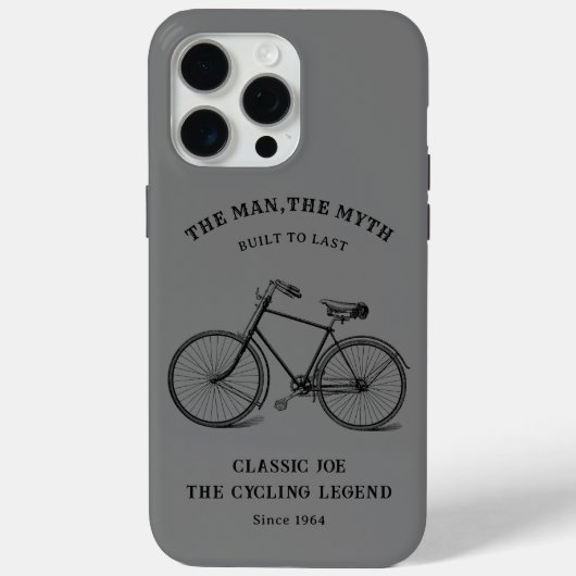  fietsnaam geboortejaar Aangepast Case-Mate iPhone Case (Achterkant)
