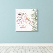 Fietsofferte Canvas Afdruk (Insitu (Houten vloer))