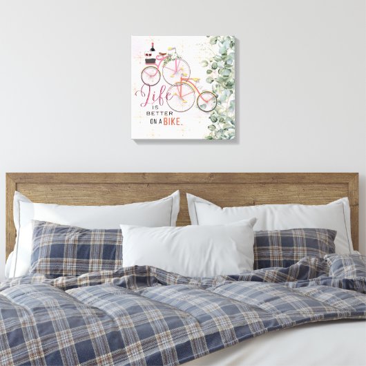 Fietsofferte Canvas Afdruk (Insitu (Slaapkamer))
