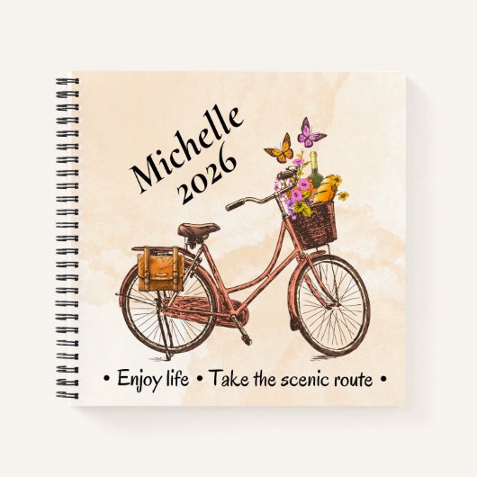 fietsofferte gepersonaliseerd notitieboek (Voorkant)