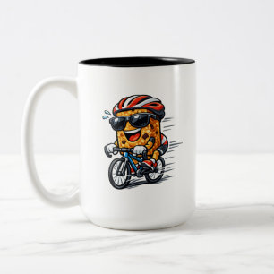 Fietsonderbreking Tweekleurige Koffiemok