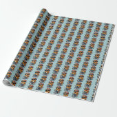 Fietsonderbrekingsbar Cadeaupapier (Uitgerold)