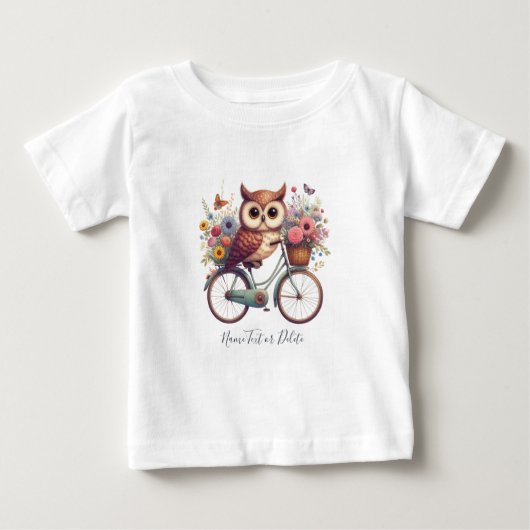 Fietsonderdeel Fietsonderdeel Uil T-Shirt (Voorkant)