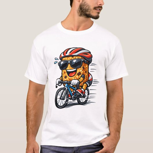 Fietsonderdeel Ontbijtbar T-shirt (Voorkant)