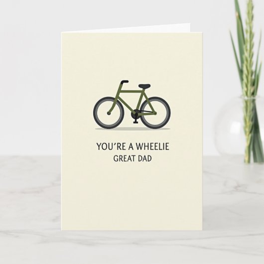 Fietsonderdeel Vaderdag kaart (Voorkant)