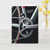 Fietsonderdeel Verjaardagskaart Kaart (Gele Bloem)