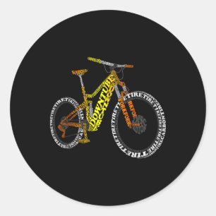 Fietsonderdelen Mountainbike Mtb Onderdelen Grappi Ronde Sticker
