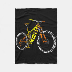 Fietsonderdelen Mountainbike Onderdelen Grappige F Fleece Deken