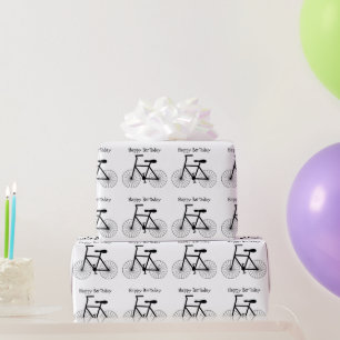 Fietsonderdelen ontwerp cadeaupapier