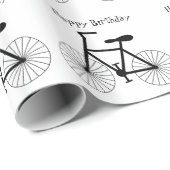 Fietsonderdelen ontwerp cadeaupapier (Rol Hoek)