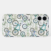 Fietsonderneming Blauw iPhone Hoesje (Achterkant horizontaal)