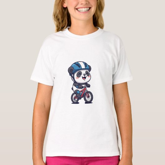 Fietsonderneming Panda Kids T-shirt (Voorkant)