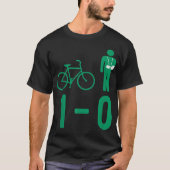 Fietsongeval gebroken bot 1-0 gipsbreuk GIF T-shirt (Voorkant)