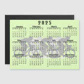 Fietsontwerp 2025 Kalender Magnetische Kaart (Voorkant / Achterkant)