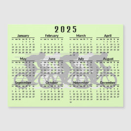 Fietsontwerp 2025 Kalender Magnetische Kaart