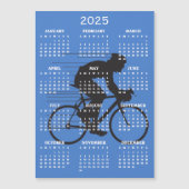 Fietsontwerp 2025 Kalender Magnetische Kaart (Voorkant)