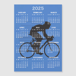 Fietsontwerp 2025 Kalender Magnetische Kaart