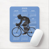 Fietsontwerp 2025 Kalender Muismat (Met muis)