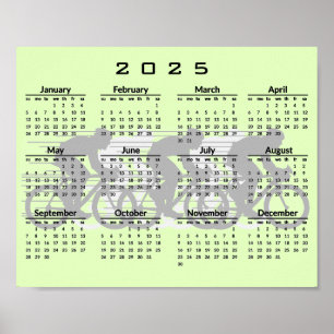 Fietsontwerp 2025 Kalender Poster
