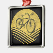 Fietsontwerp Metalen Ornament (Links)