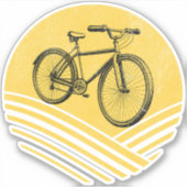 Fietsontwerp Sticker (Voorkant)