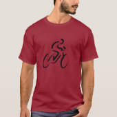 Fietsontwerp T-shirt (Voorkant)