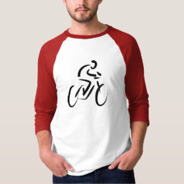 Fietsontwerp T-shirt