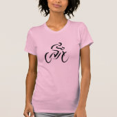 Fietsontwerp T-shirt (Voorkant)