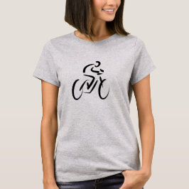 Fietsontwerp T-shirt