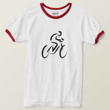 Fietsontwerp T-shirt