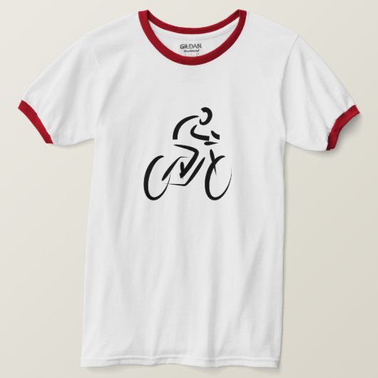 Fietsontwerp T-shirt (Design voorkant)